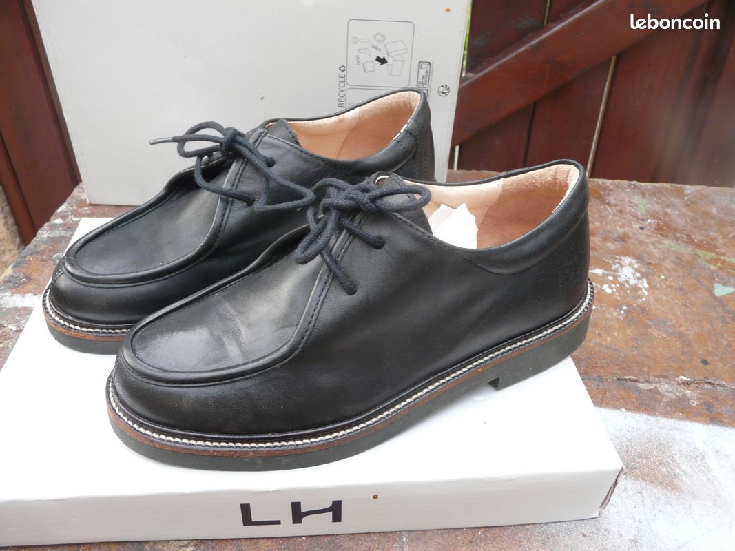 Chaussures cuir noir (image 3)