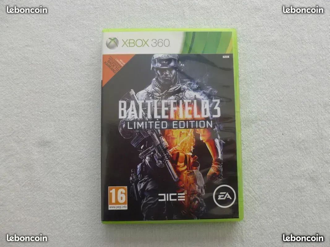 Battlefield 3 -- Limited Edition (Microsoft Xbox 360, 2011 Battlefield 3 -- Limited Edition (Microsoft Xbox 360, 2011
