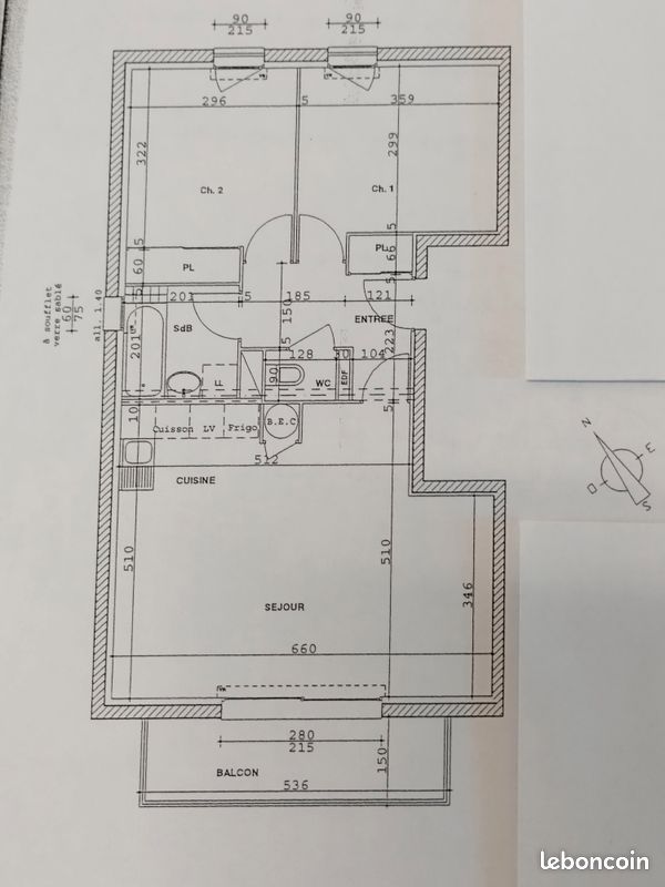 Appartement 3 pièces 65 m² · à Concarneau · 65 m² · 697 €/mois