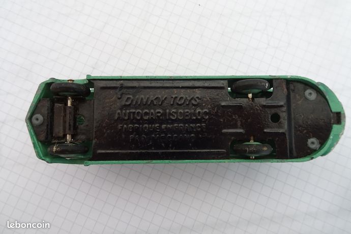DINKY TOYS Fiche + Certificat AUTOCAR ISOBLOC Dinky Toys 29 E Atlas