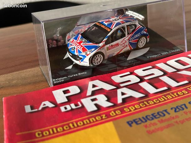 Modèle Réduit Peugeot 207 S2000 - Rallye D'Ypres 2009, Pilote Meeke - Échelle 1/43 Altaya/Ixo - Occasion