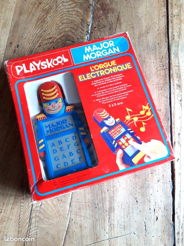 Jeu vintage 1979 Major Morgan l'orgue électronique Playskool