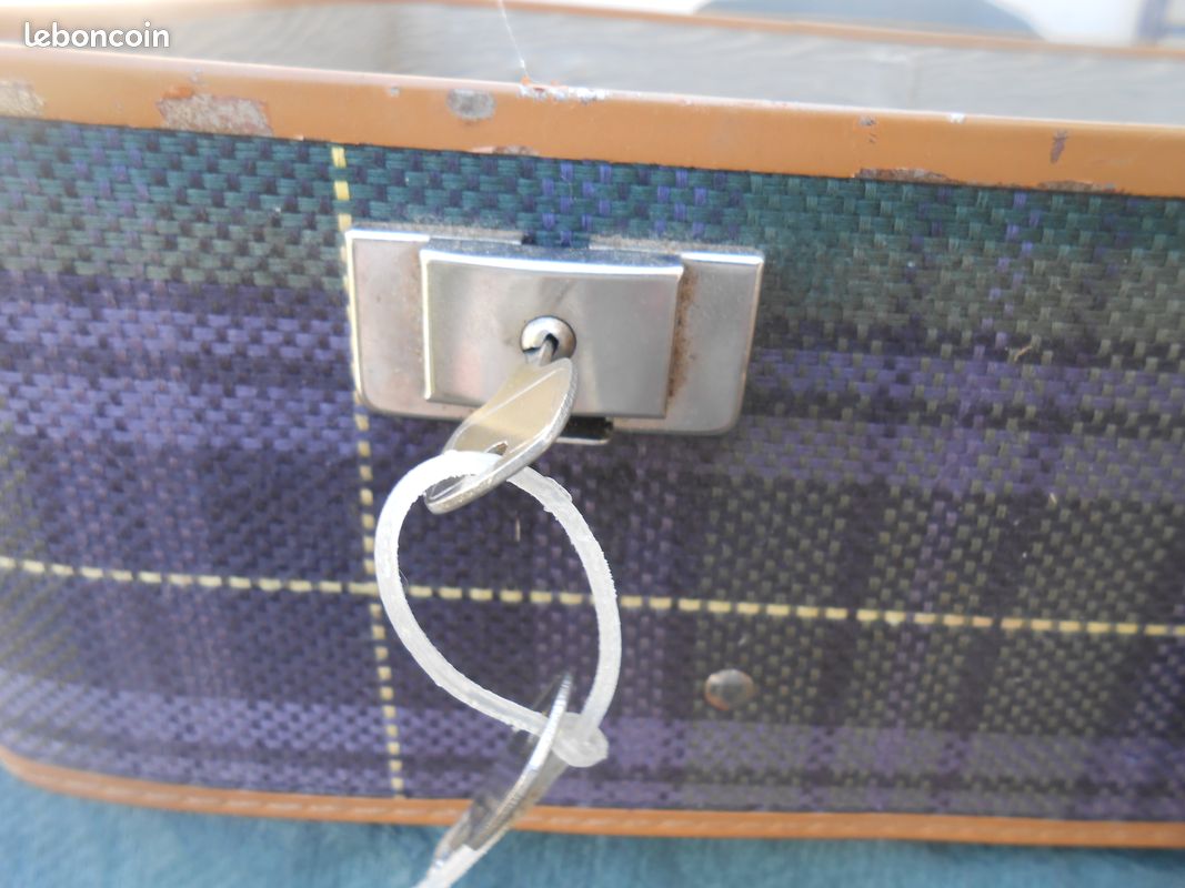 Valise en tissu écossais (image 6)