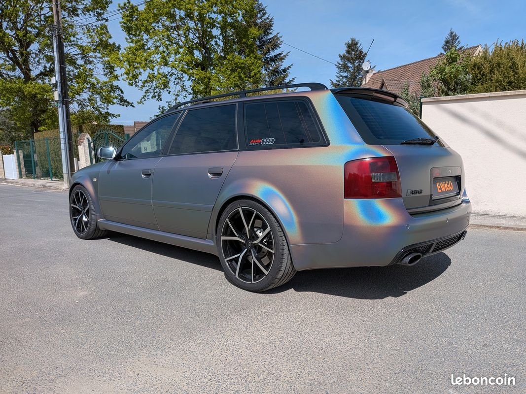 Audi rs6 avant 4.2 450 ch quattro bva pneu plaquettes et disques neufs distrib ok rien a prevoir garantie (image 19)