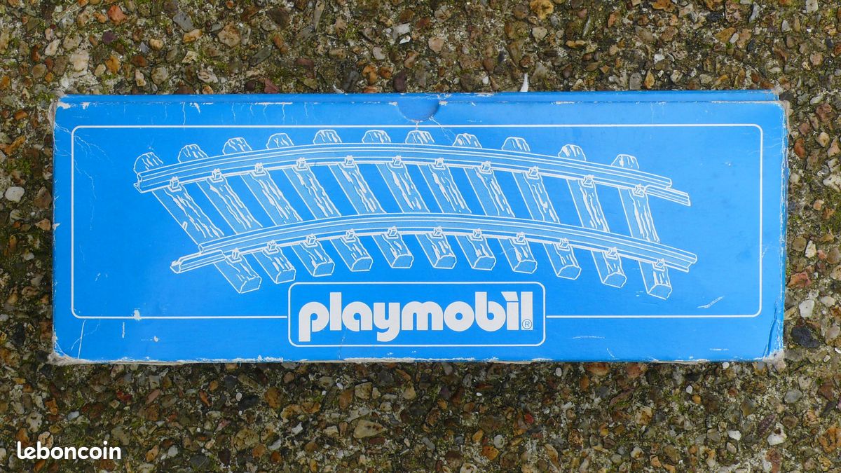 PLAYMOBIL LGB TRAINS, lot de 20 rails courbes 1100, ref 4354 ( 4050