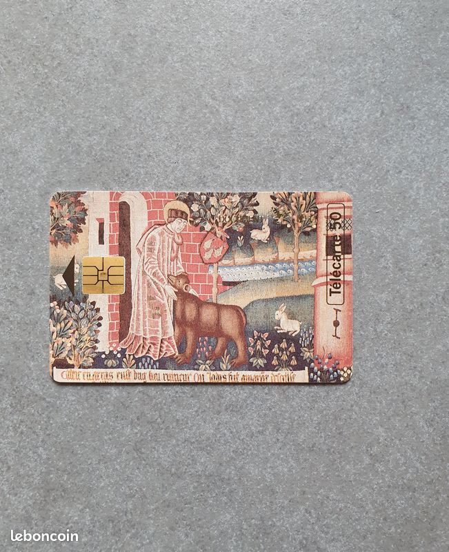 Télécarte Privée Publique et son encart philatélique - En 1145a - CEF 14 Tapisserie d'Arras (image 3)
