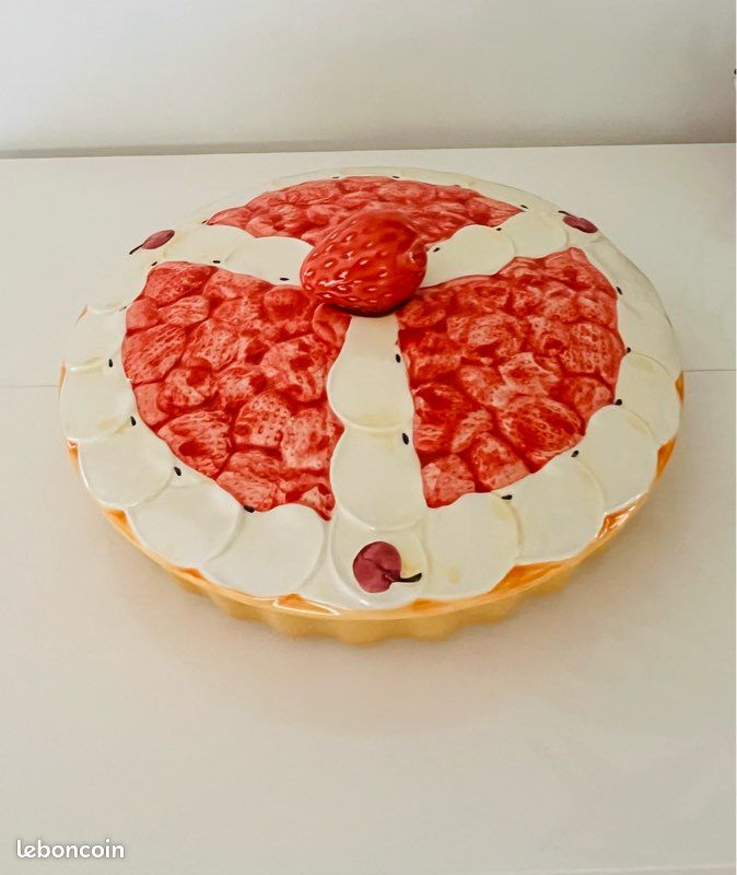 Plat à tarte en barbotine (image 1)
