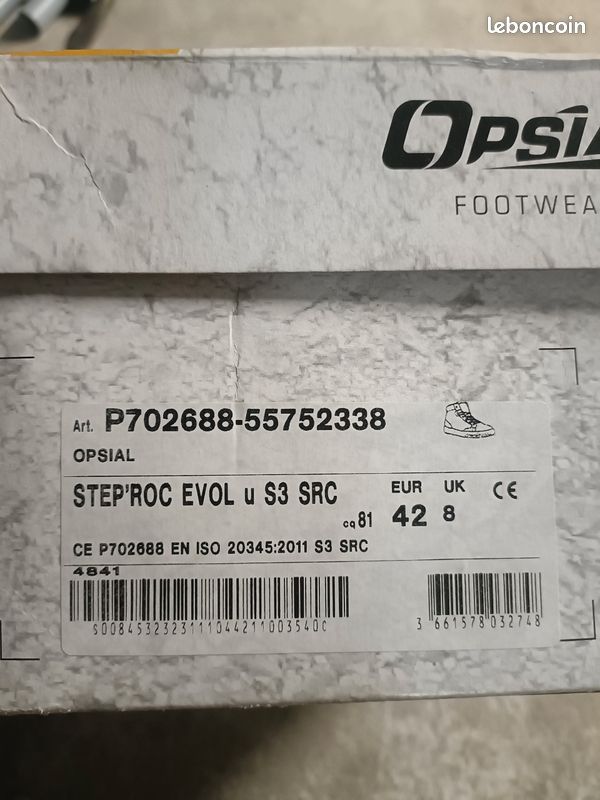 Chaussures de sécurité montante homme (image 2)