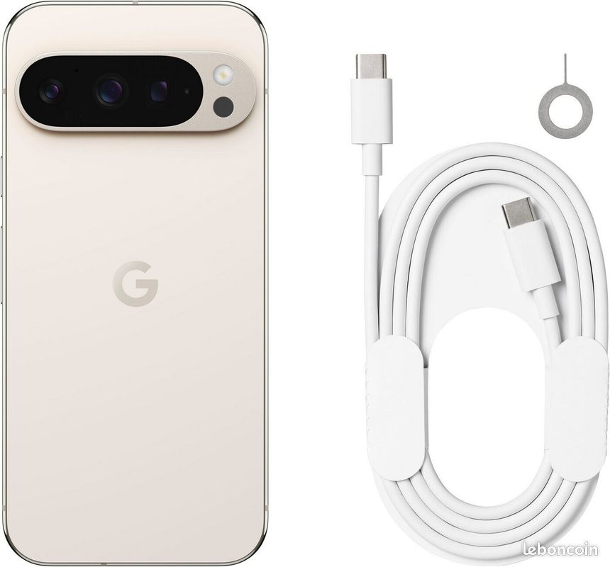Google Pixel 9 Pro Blanc 128 Go TÉLÉPHONE ANDROÏDE.DÉBLOQUER OPÉRATEUR (image 2)