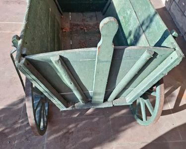Lot De Roues Anciennes En Bois Pour Jouets Anciens - Occasion