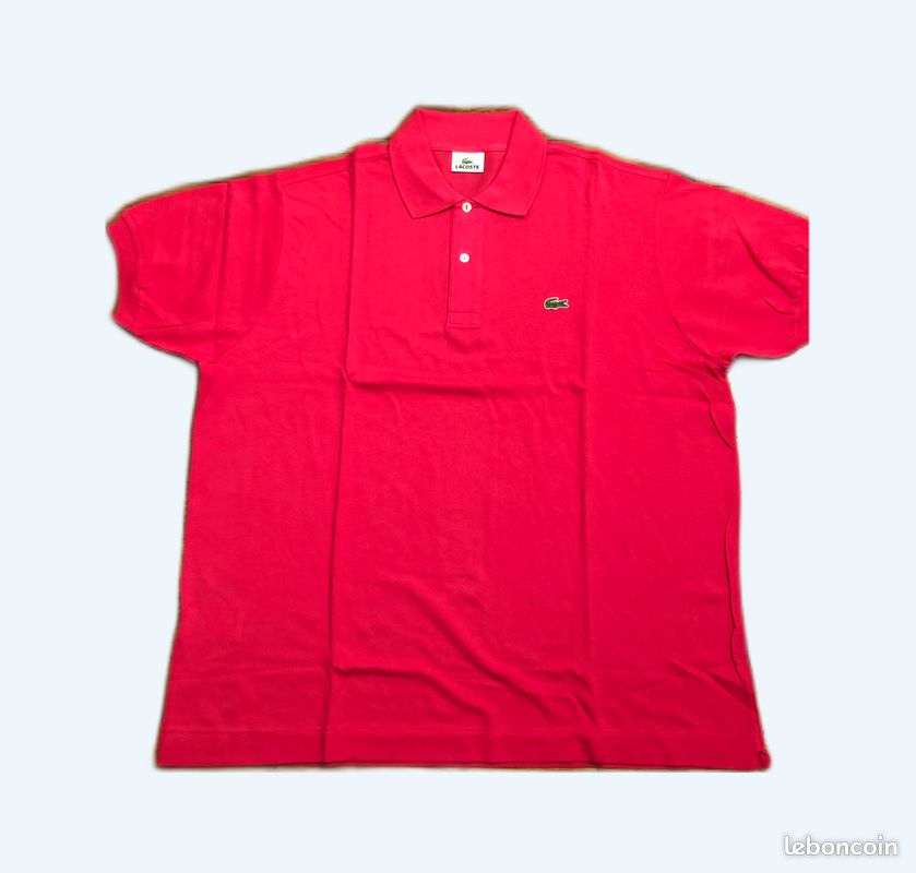 Polo Lacoste rouge (image 1)