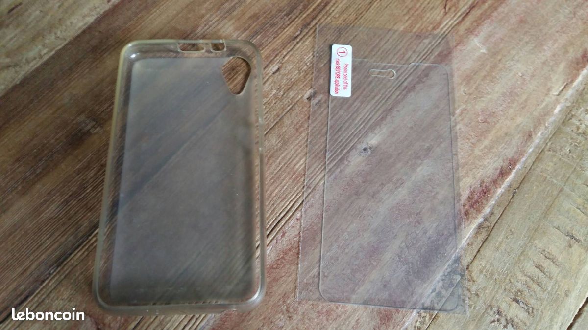 Wiko sunny 2 : coque + vitre verre trempé NEUF (image 1)