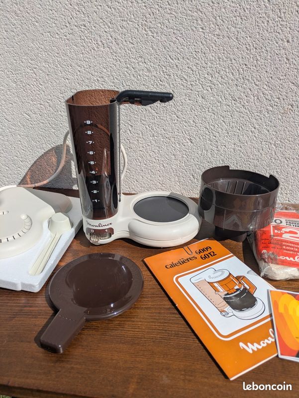 Cafetière Moulinex vintage neuve en boîte 6009 – jamais utilisée (image 3)