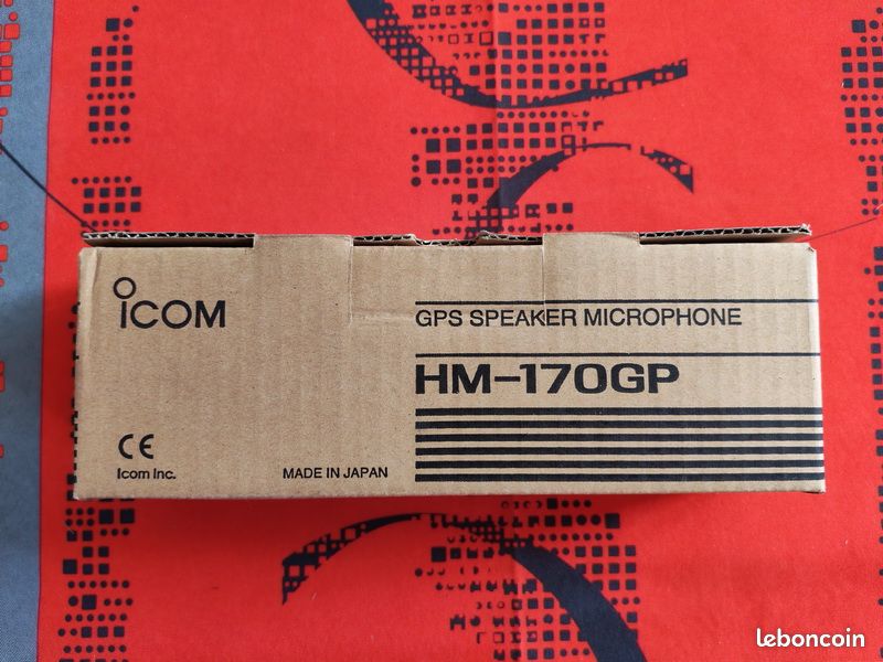 HM-158LA : Micro haut-parleur ICOM pour talkie-walkie IC-V80E
