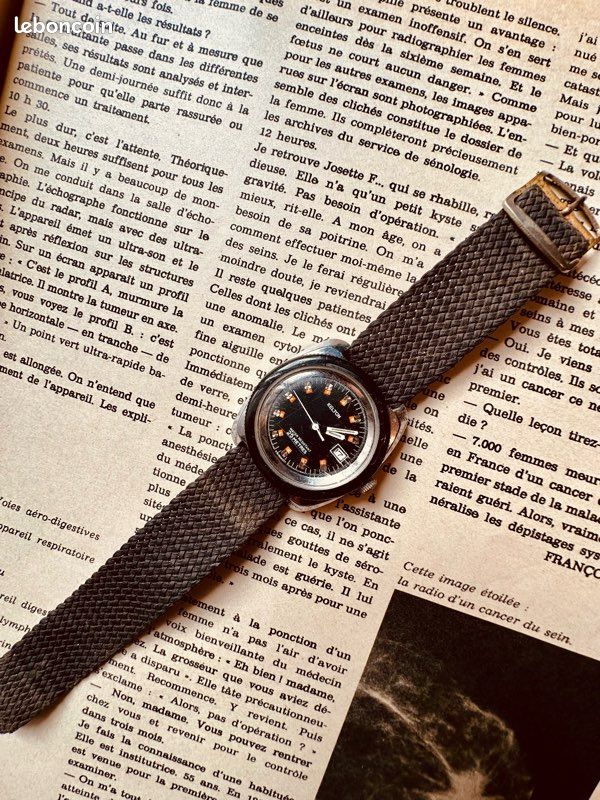 Montre Ancienne Kelton Mécanique à Remontage Manuel - Occasion Cadran Blanc Boîtier Chromé