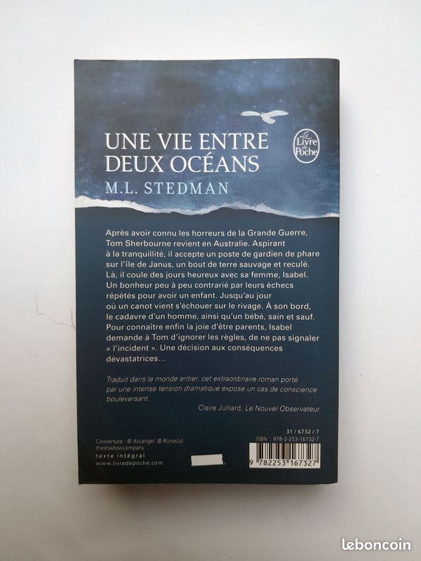 M.L. Stedman, Une vie entre deux océans (image 2)