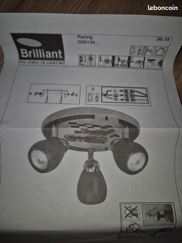 Plafonnier LED racing (image 5)