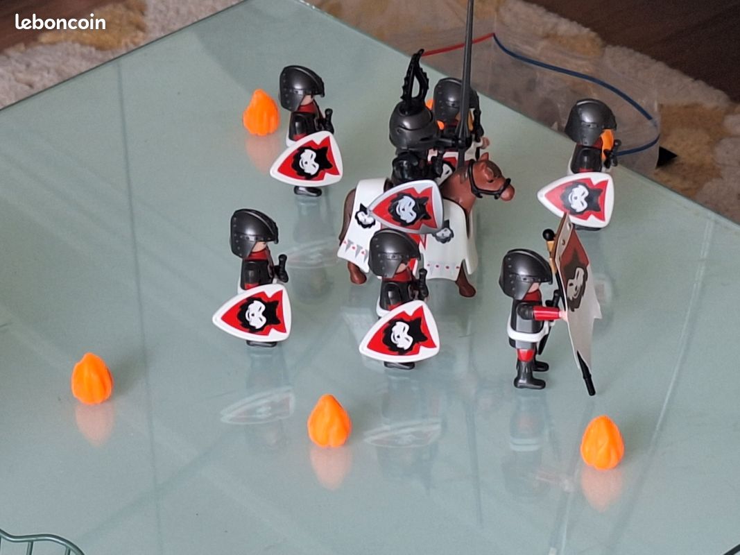 Playmobil soldat médiéval moyen âge chevalier lot5 (image 2)