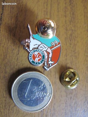 RARE PINS PIN'S .. SPORT TENNIS ROLAND GARROS M.WAYS BALLARD N° BIG