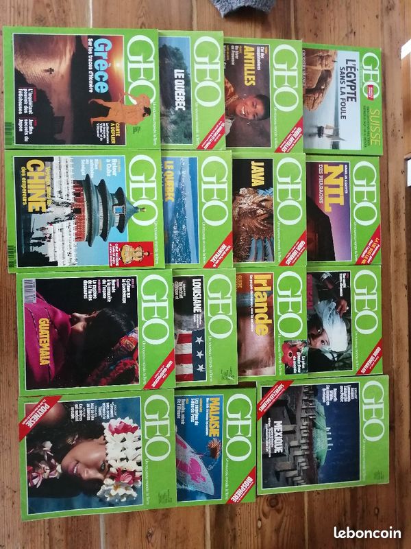 Lot de 15 magazines GEO (image 1)