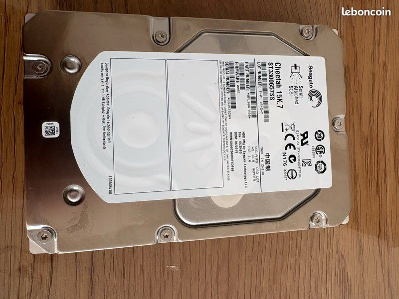 Tu as Disque dur professionnel Seagate Cheetah 15K.7 - 300 Go - SAS (image 2)