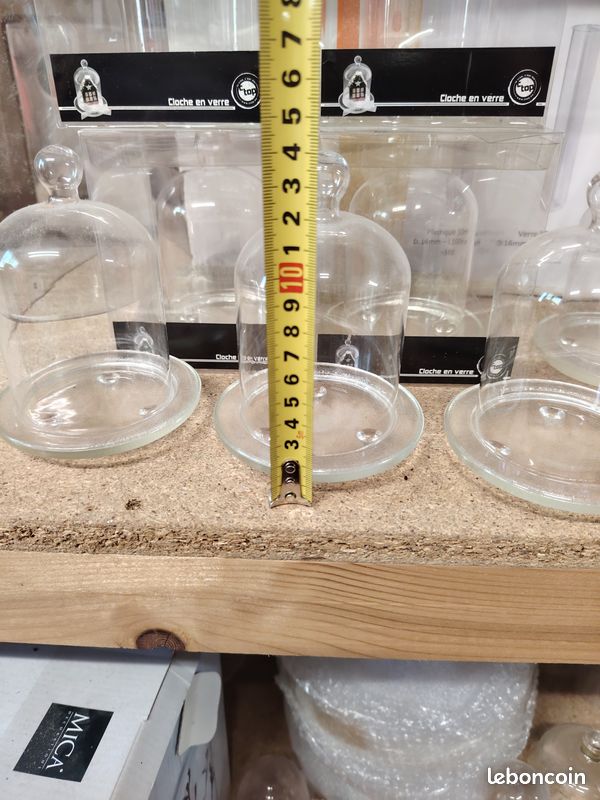 Lot de petites cloches en verres - déco mariage (image 2)