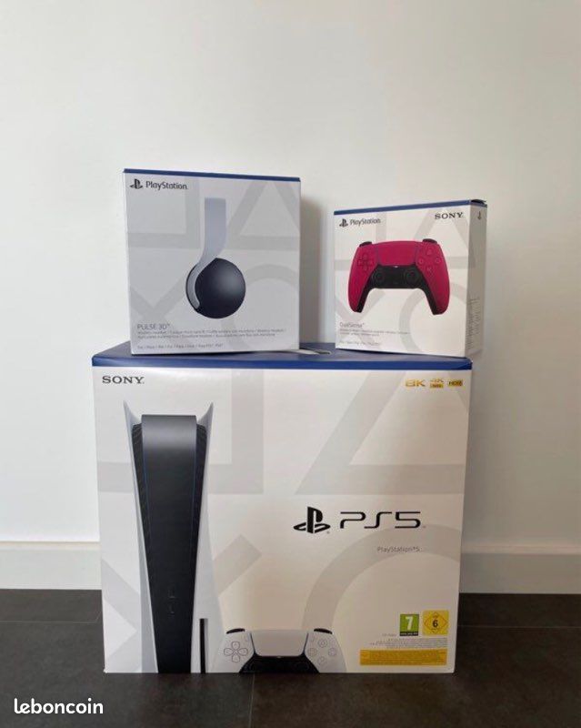 Lot ps5 manette + casque (image 1)