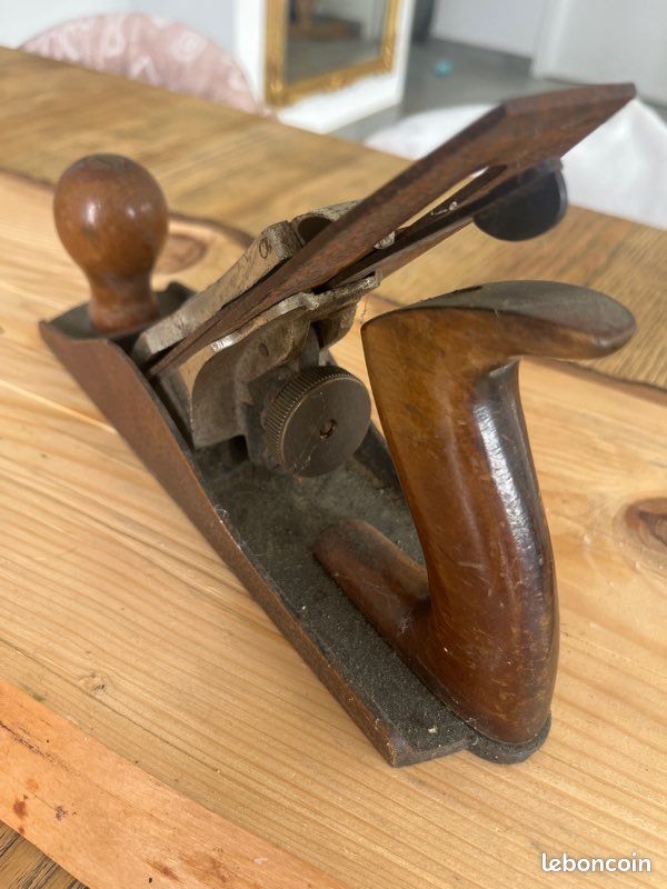 Grand rabot / outil de charpentier / main rabot / Antique
