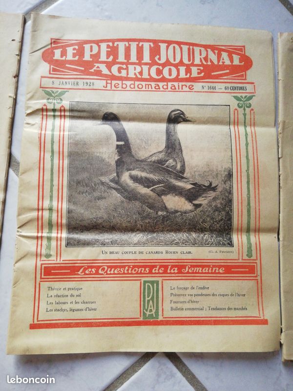 Le petit journal agricole 1928 (image 3)