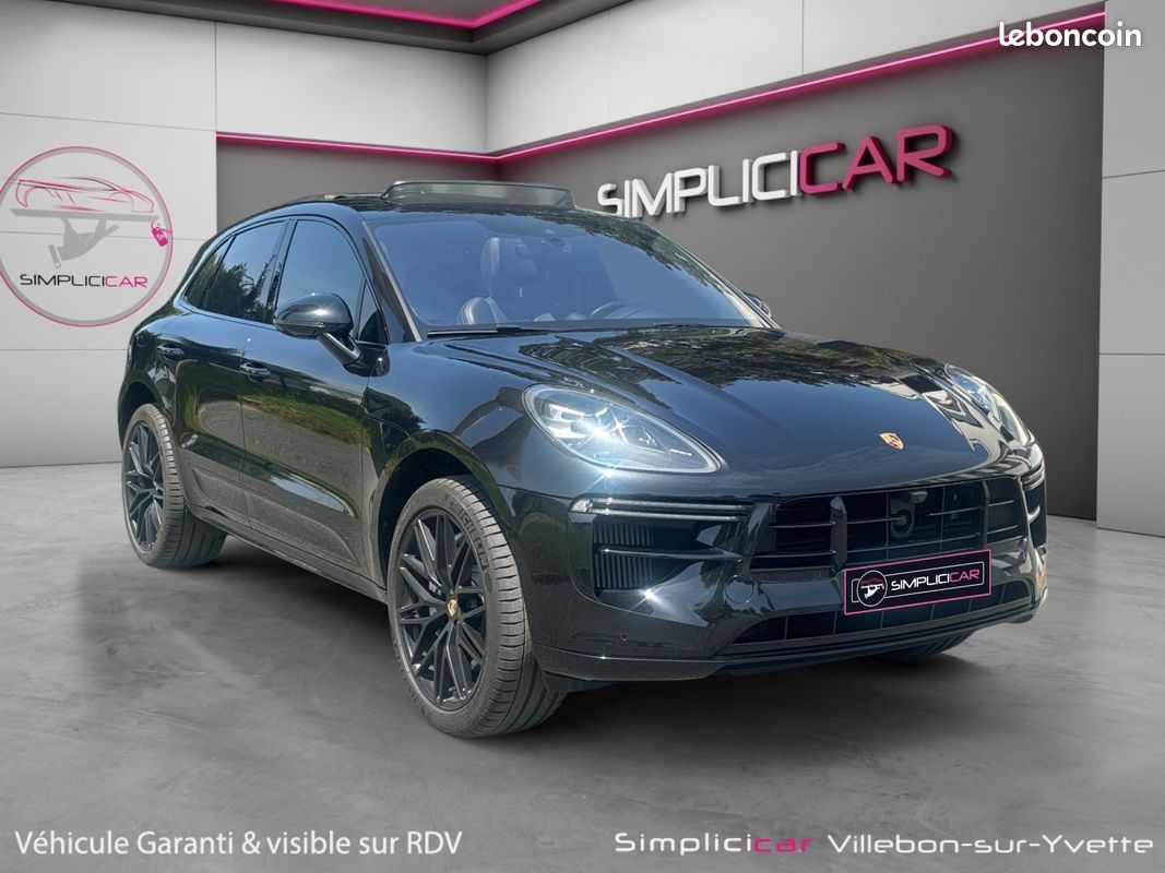 Porsche macan turbo 3.0 440ch pdk suivi porsche toit ouvrant cam 360 bose garantie 12mois fr malus payé (image 1)