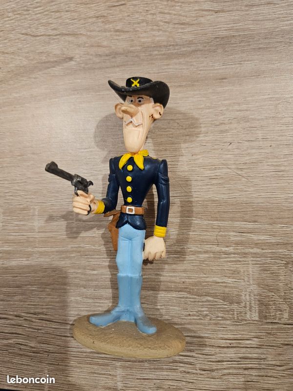 Lot De 22 Figurines Lucky Luke Atlas 2003 + Décors - Collection Rare