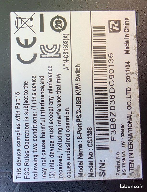 Commutateur kvn Aten cs 1308 (image 4)