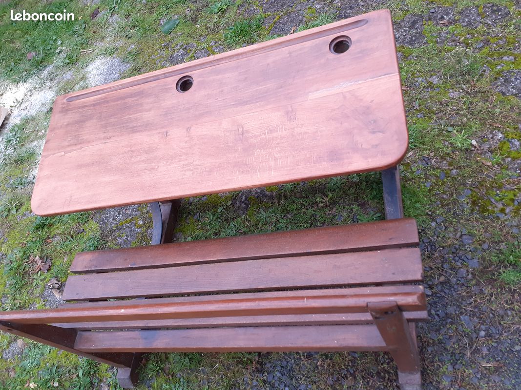 Ancien bureau écolier (image 3)