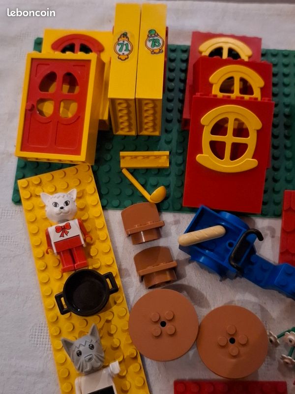 Fabuland LEGO 3672 Hotel restaurant (incomplet) Jeux Jouets