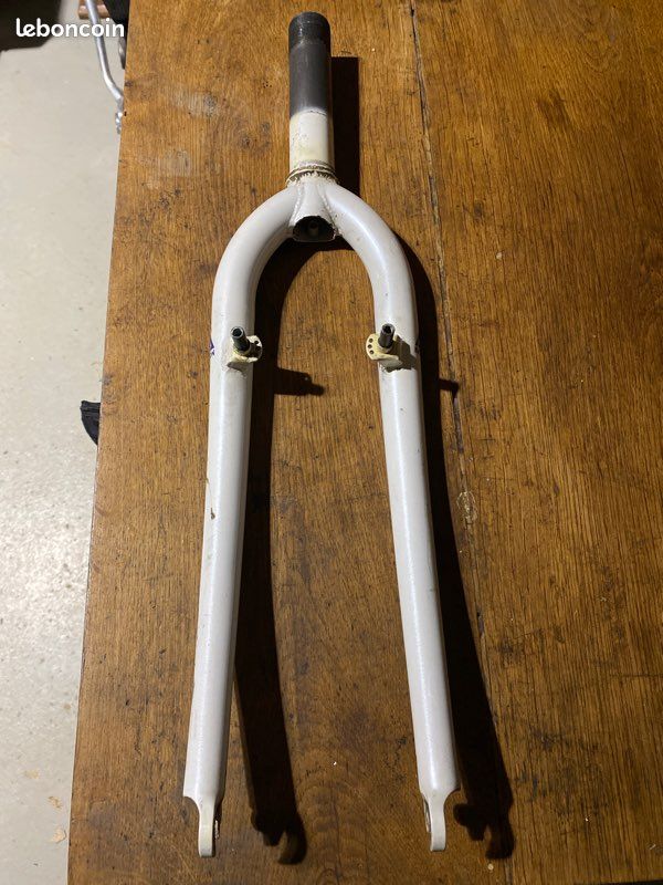 Fourche Vélo De Route Vintage Fuji Tange Acier 27 Pouces Filetée 1" - Japon Années 80, Occasion