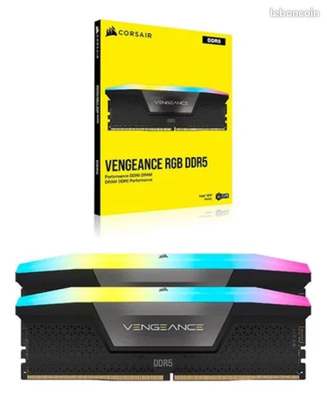 Ram DDR5 32go vengeance 2x16 CL30 (image 1)
