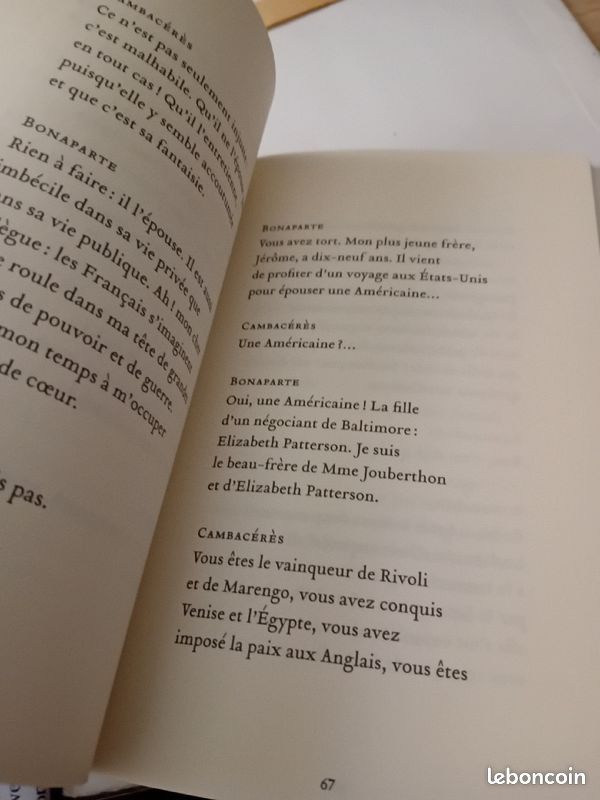 La conversation dédicacé par Jean d'Ormesson (image 3)