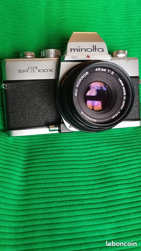 Appareil Photo Argentique MINOLTA SRT 100 X – Pour Pièces Détachées Ou Réparation