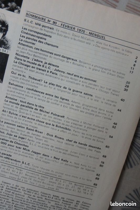 Salut les copains n° 90 février 1970 (image 2)
