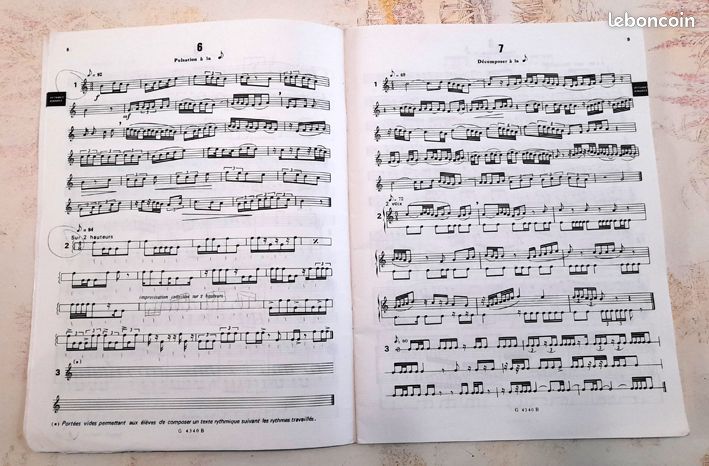 2 manuels de formation musicale de Jean-Clément Jollet - degré préparatoire et volume 6, moyen élémentaire 2 (image 5)