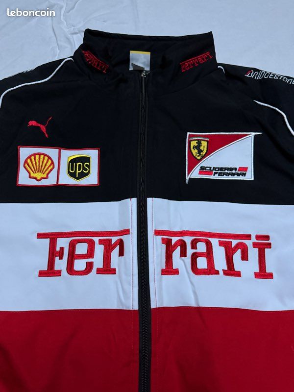 Veste Ferrari Scuderia Racing - Licence Officielle - Taille XL - Neuf Avec étiquettes