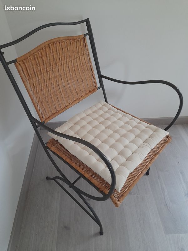 Chaises en fer forgé (image 1)