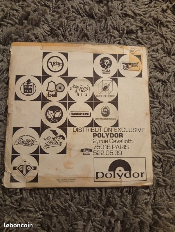 Vinyle 45t Rock The Rubettes (image 2)