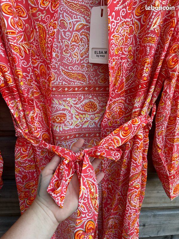 Kimono long orange (image 6)
