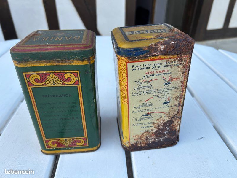 Lot 2 boîtes BANAKA 1920-1950 et BANANIA 1950-1960 (image 4)