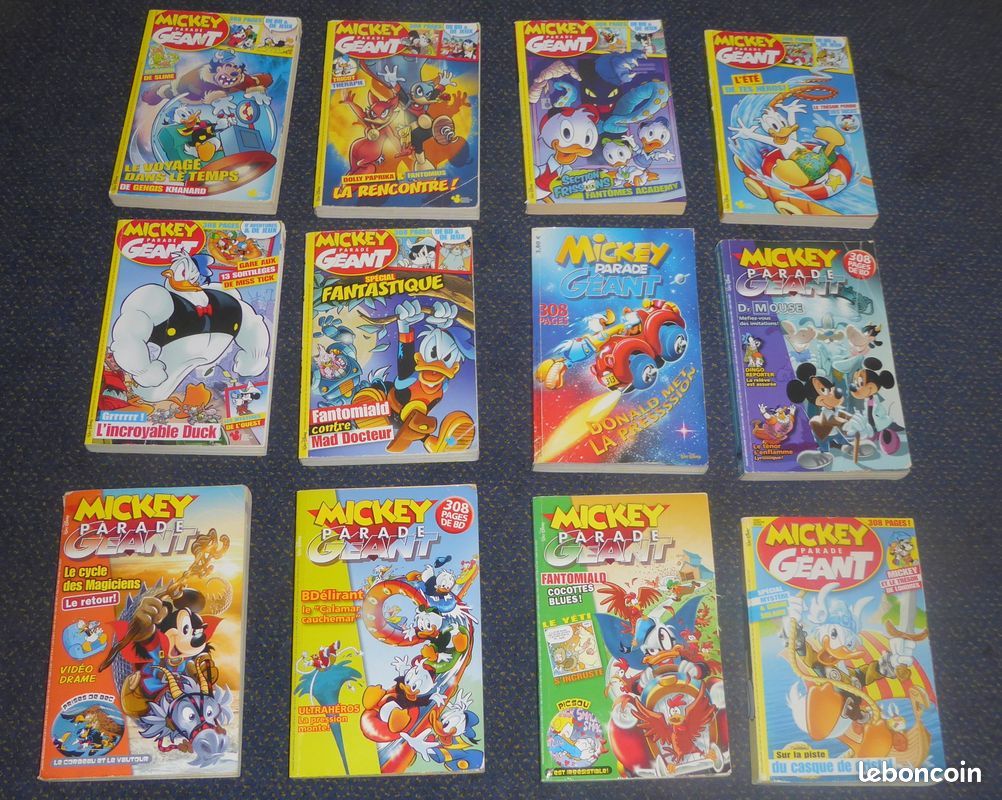Mickey parade geant , super picsou geant , tresors et jeunesse de picsou.... (image 9)