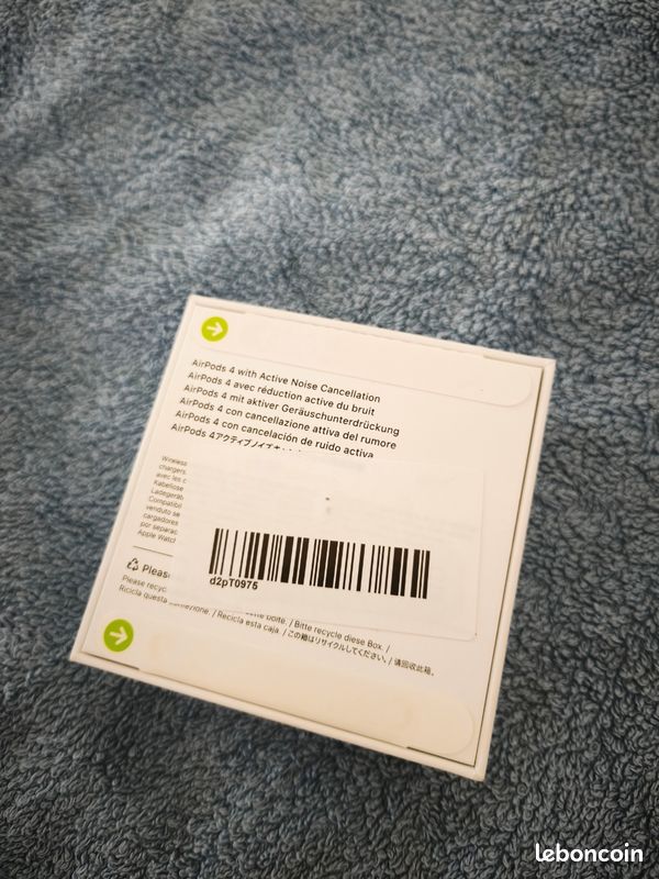 AirPods 4 avec réduction active du bruit neufs (image 2)