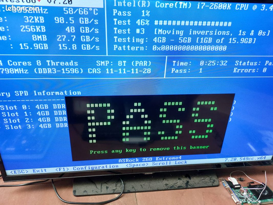 SK Hynix DDR3-1600 16Go (4x4Go) (image 4)