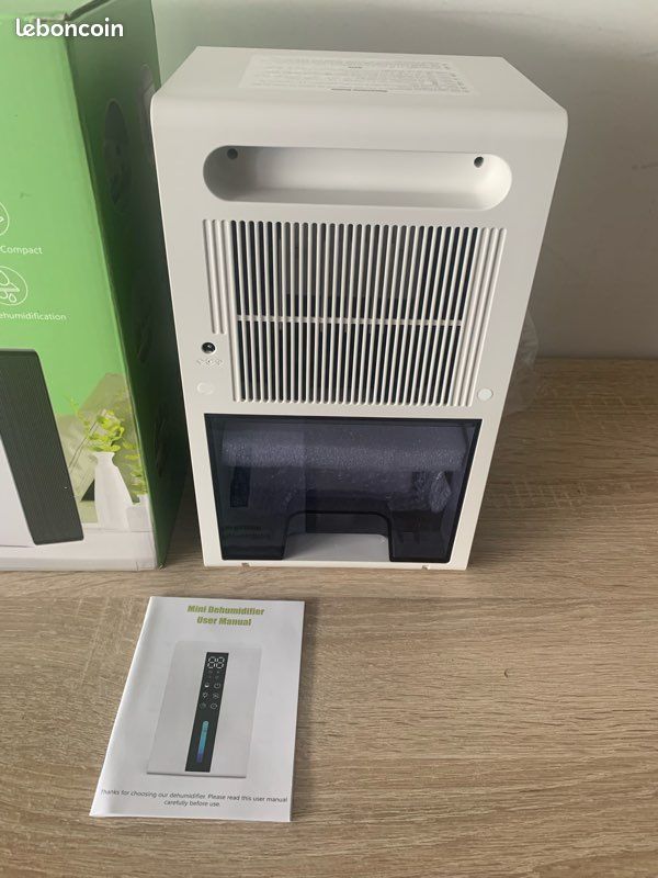 Déshumidificateur 1000ml,Deshumidificateurs d air Electrique Silencieux pour des pièces jusqu'à
