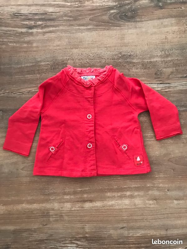 Ensemble robe/gilet enfant fille " La compagnie des petits " (image 3)